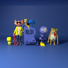 Monsters. 3D, Animation, 3D Animation, Character Animation, Art To, s, Creativit, and App Development project by Ruth Algueta - 03.08.2021