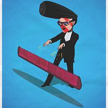 Franck Provock Poster. Un projet de Illustration numérique, Illustration traditionnelle , et Conception d'affiches de Dorian Nairod - 08.03.2021