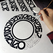 LetteringProcess. Calligraph, Creativit, Design, Digital Photograph, Figure Drawing, Instagram, and Product Design project by Alex Graf - 03.08.2021