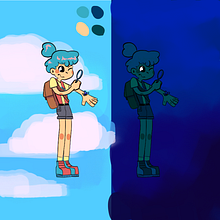My project in Character Design for Animation with Photoshop course. Projekt z dziedziny Animacja postaci użytkownika franci_agliata - 08.03.2021