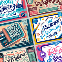 Procreate Products. 3D Lettering, and Education project by Jimbo Bernaus - 03.09.2021