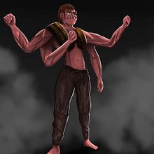 4 brazos. Traditional illustration project by antonio perez fort - 03.12.2021