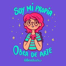 Soy mi propia obra de arte. Design, Traditional illustration, Digital Illustration, and Children's Illustration project by Berenice Priz - 03.08.2021