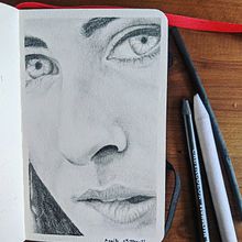 My project in Artistic Charcoal Portraiture: Creating Atmosphere course. Sketching project by Aaqib Ansari - 03.09.2021