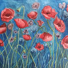 My project in Negative Watercolor Painting for Botanical Illustration course. Een project van Aquarelschilderen van sophie_decors - 09.03.2021