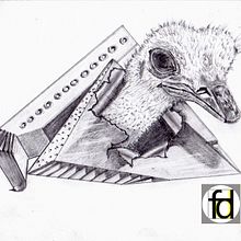 My project in Surrealistic Fineliner Illustration course. Ink Illustration project by frances - 03.09.2021