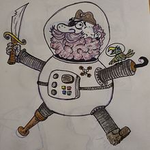 Meu projeto do curso: Introdução à criação de personagens estilo cartoon. Comic, and Pencil Drawing project by Miguel Pinto - 03.09.2021