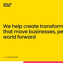 Website redesign for global branding consultancy Wolff Olins. Un progetto di Web design di Craig Jackson - 25.10.2019