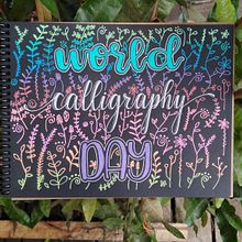 Lettering. Calligraph, H, Lettering, and Lettering project by Natalie Manqui Manfé - 03.10.2021