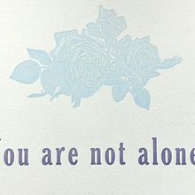 You are not alone.. Un proyecto de Diseño de carteles, Tipografía y Estampación de Clinton Davis - 03.03.2021