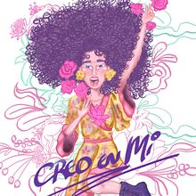 Music Cover "Creo en Mi". Een project van Ontwerp van personages, Traditionele illustratie y Digitale illustratie van Liz Yelud Adra - 10.03.2021