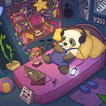 Chilling Panda Animation. Un progetto di Animazione 2D, Animazione, Illustrazione digitale e Illustrazione tradizionale di Julia Bullet - 21.04.2020