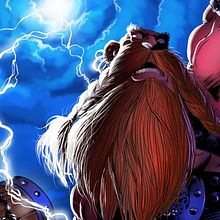 Thor. Een project van Stripboek,  Concept art y Digitale illustratie van Josep Giró - 20.02.2021