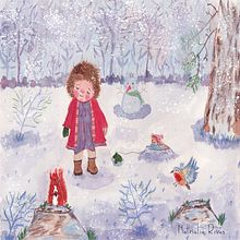 Winter memories . Ilustrasi Anak-Anak proyek oleh Nathalia Rivas Restrepo - 12.08.2020