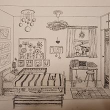 Perspective. Drawing project by Mel Koehler - 04.05.2021