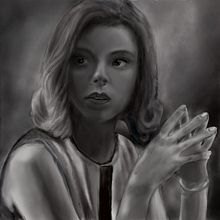Mi Proyecto del curso: Retrato artístico al carboncillo: creando atmósferas. Un proyecto de Dibujo digital de monicajoan - 10.03.2021