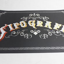 Cartel hecho en Lettering y serigrafía . Projekt z dziedziny T i pografia użytkownika Albaro Alberto Irusta Vasquez - 10.03.2021