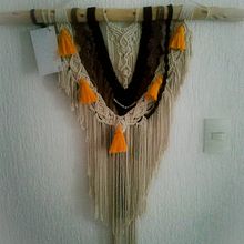 tapiz de antaño. Macramé project by ALBA TERAN PATARROYO - 03.10.2021