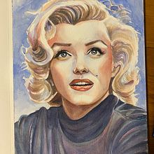 My project in Artistic Portrait with Watercolors course. Watercolor Painting project by Wendy McAninch - 03.10.2021