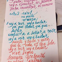 Nuevo proyecto Brush Pen: escogi la cancion de Marc Anthony "Vivir mi vida" y lo hice en marcador. Un proyecto de  de martha15 - 11.03.2021