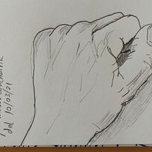 Mano diaria 03. Un proyecto de Dibujo a lápiz de chuss_pintos - 11.03.2021
