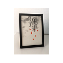 'Mourning Roots' -graphic printtechniques. Botanical Illustration, Graphic Design, Traditional illustration, Ink Illustration, and Printing project by RumpusRoom CreativeStudio - 03.11.2021