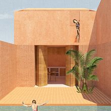 My project in Architectural Visualization Using Digital Collage course. Architectural Illustration project by Sara Santos - 03.11.2021