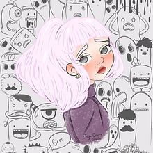 Mi mundo. Digital Illustration project by Dayanira Tapia - 03.11.2021