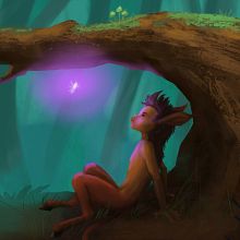 My project in Digital Painting for 2D Illustration course. . Un progetto di Illustrazione digitale di Laura Wattles - 11.03.2021