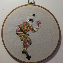 Arlequin. Embroider project by María - 03.11.2021