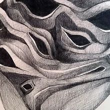 Il mio progetto del corso: Ritratto creativo in chiaroscuro con matita. Un progetto di Disegno a matita, Disegno artistico e Disegno di ritratti di Barbara Lasagna - 11.03.2021