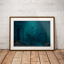 Underwater. Photomontage project by Ines Monteiro - 03.11.2021