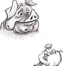 Bocetos de Personajes de Granja . Un projet de Dessin , et Conception de personnages de Jose Trullenque - 18.02.2021