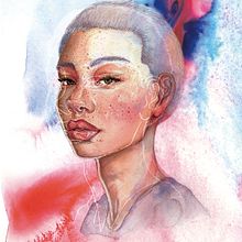 Mi Proyecto del curso: Retrato ilustrado en acuarela. Un projet de Aquarelle de elizabethgomezhorta - 11.03.2021