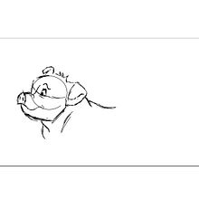 Animación corta de cerdito sorprendido. Un projet de Animation, Animation 2D , et Animation de personnages de Jose Trullenque - 11.03.2021