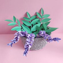 Paper Wisteria. Un progetto di Papercraft di Chanty Town - 11.03.2021