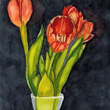 My project in Botanical Watercolor: Illustrate the Anatomy of Flowers course. Un proyecto de Ilustración tradicional y Pintura a la acuarela de Renata Brito - 11.03.2021