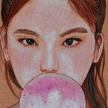PROJETO 1 - Oil pastels . Desen realist de Ana Talita - 03.11.2021