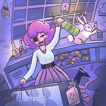 My project in Digital Character Illustration: Conceptualization and Color course. Comic, Digital Illustration, and Traditional illustration project by Veronica Lissandrini - 03.16.2021