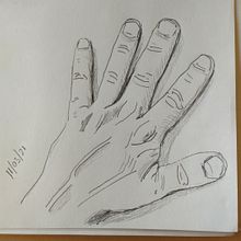 Mano diaria 04. Un proyecto de Dibujo a lápiz de chuss_pintos - 11.03.2021
