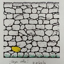 Garabatismo - Muro de piedra. Un proyecto de Dibujo de chuss_pintos - 12.03.2021