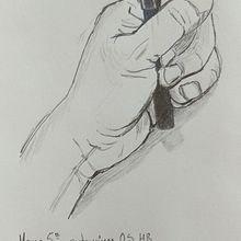 Mano diaria 05. Un proyecto de Dibujo a lápiz de chuss_pintos - 12.03.2021