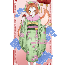 Japan Cat. Traditional illustration project by Cristina Gutiérrez - 02.08.2021