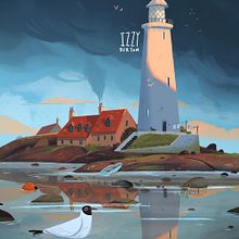 Lighthouse Photo Study. Concept Art, and Traditional illustration project by Izzy Burton - 01.03.2019