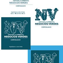 Logo Ventanilla de Negocios Verdes. Design, and Logo Design project by Pamela Victoria Martínez Aviléz - 03.15.2017