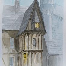 My project in Architectural Illustration with Watercolor course. Un projet de Aquarelle de Romana Černá - 12.03.2021