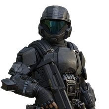 Hihg poly ODST. Un proyecto de 3D de Bernardo López Rios - 26.11.2020