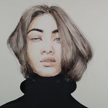 Aquarell portrait Ein Projekt aus dem Bereich Malerei von mikloskova.i - 13.03.2021