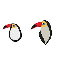 Proyecto logo Tucán. Desenho projeto de Romina Sandoval - 13.03.2021