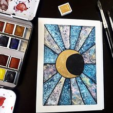 Luna. Un proyecto de Pintura a la acuarela de Isabelle Watabe - 13.03.2021
